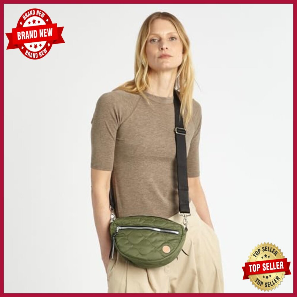 Small Quilted Crossbody Bag with Adjustable Strap, Travel Essential - Picture 6 of 7